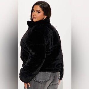 Avec Les Filles Black Teddy Jacket